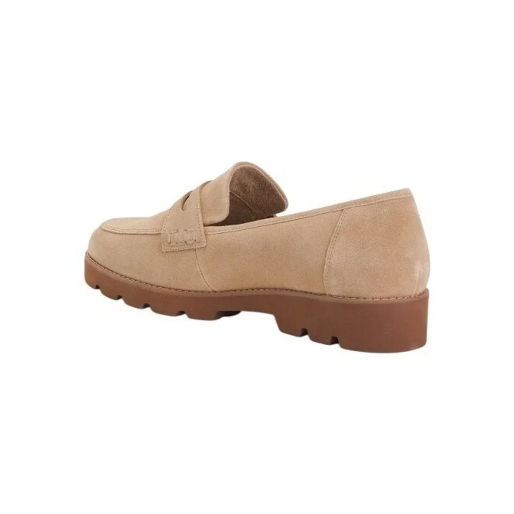 NEW VIONIC Suede Cheryl Comfort Penny Loafers Shoes Chunky School Preppy‎ 12W